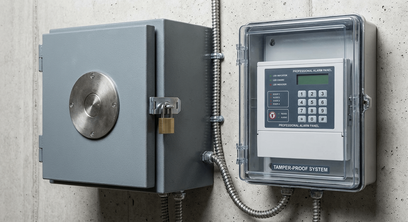 Contact d'autoprotection a l'arrachement sur un detecteur d'alarme