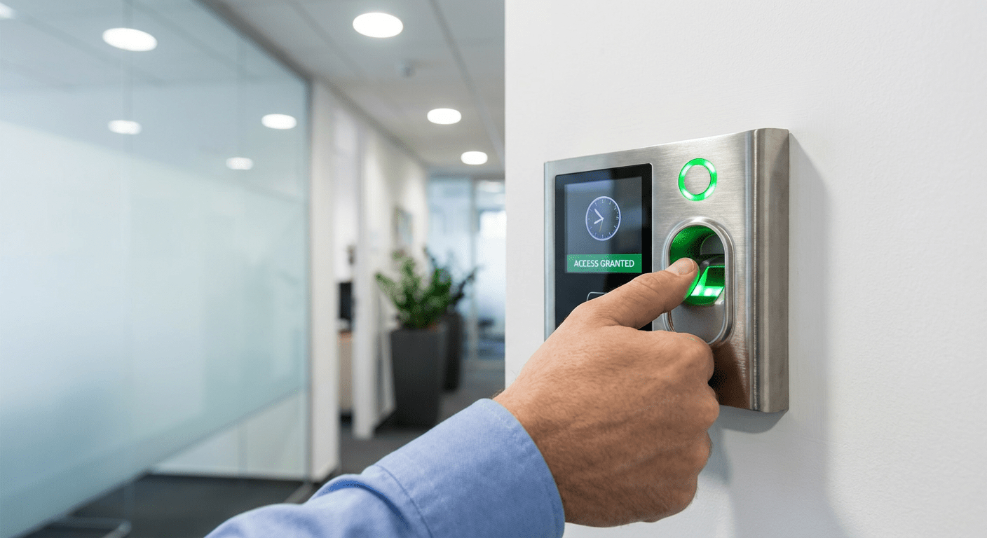 Installation d'un système de contrôle d'accès biométrique en entreprise