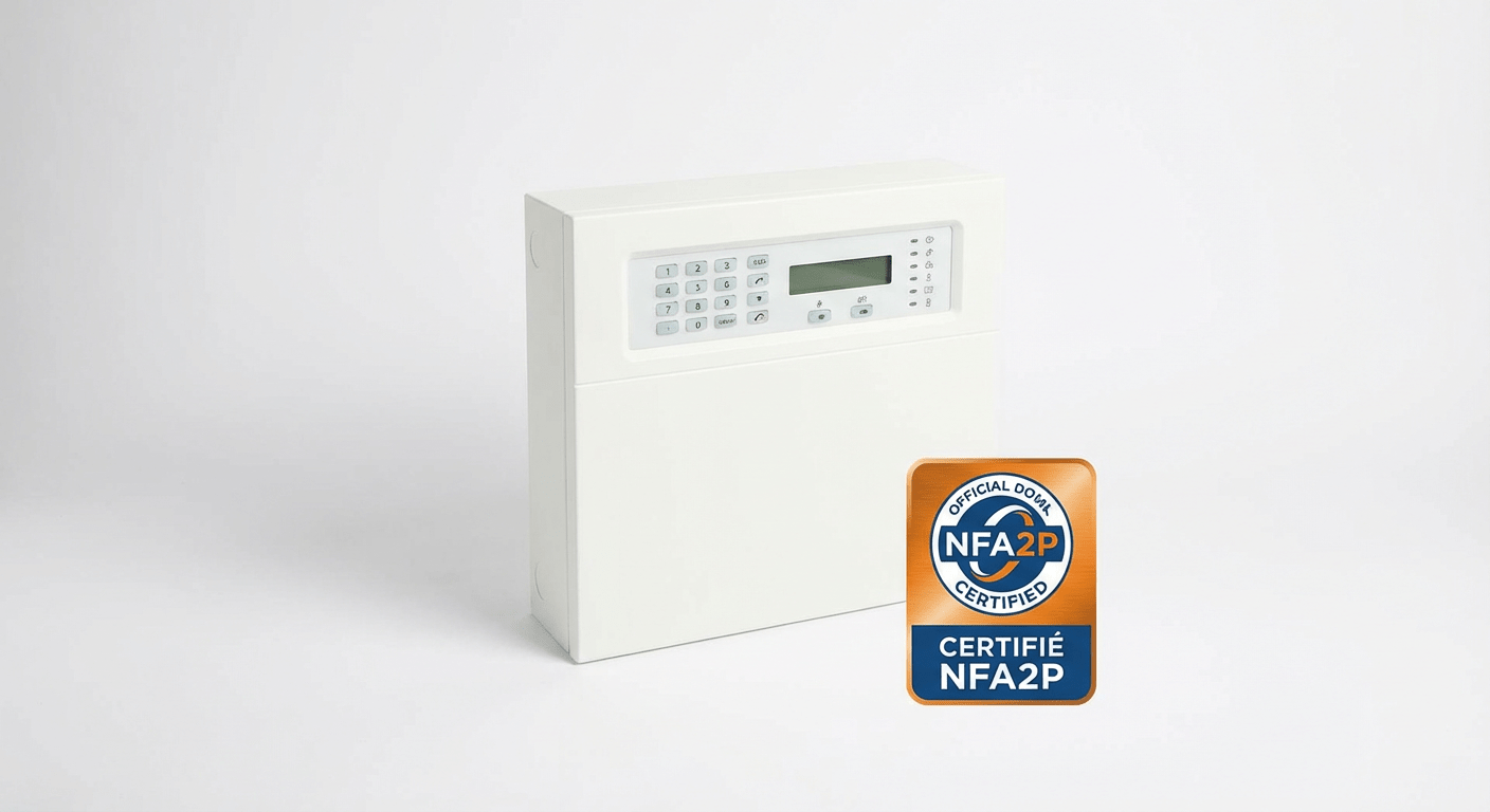 Centrale d alarme certifiee NFA2P pour la sécurité des locaux professionnels