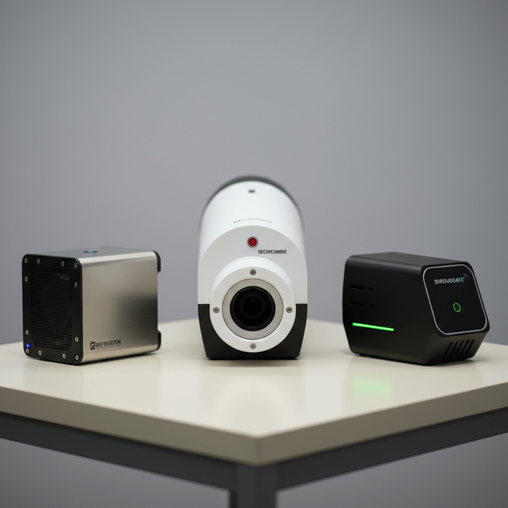 Comparatif de differents modeles de generateurs de brouillard