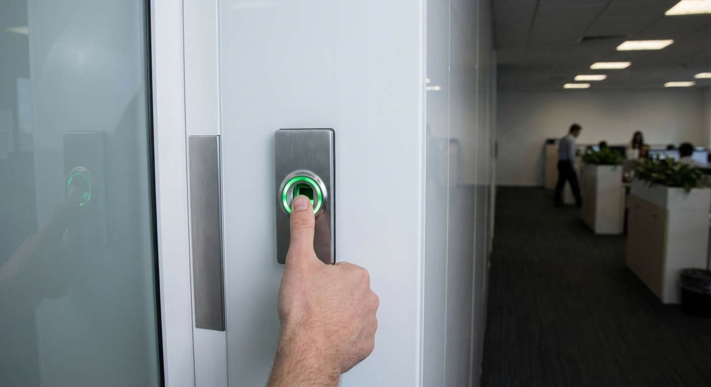 Lecteur biometrique pour contrôle d acces à Vaulx-en-Velin installe par Connexit