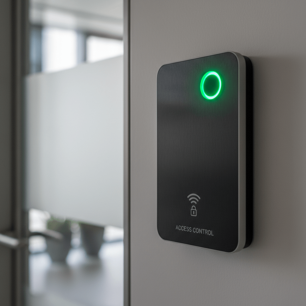 Lecteur de badge RFID avec voyant LED vert