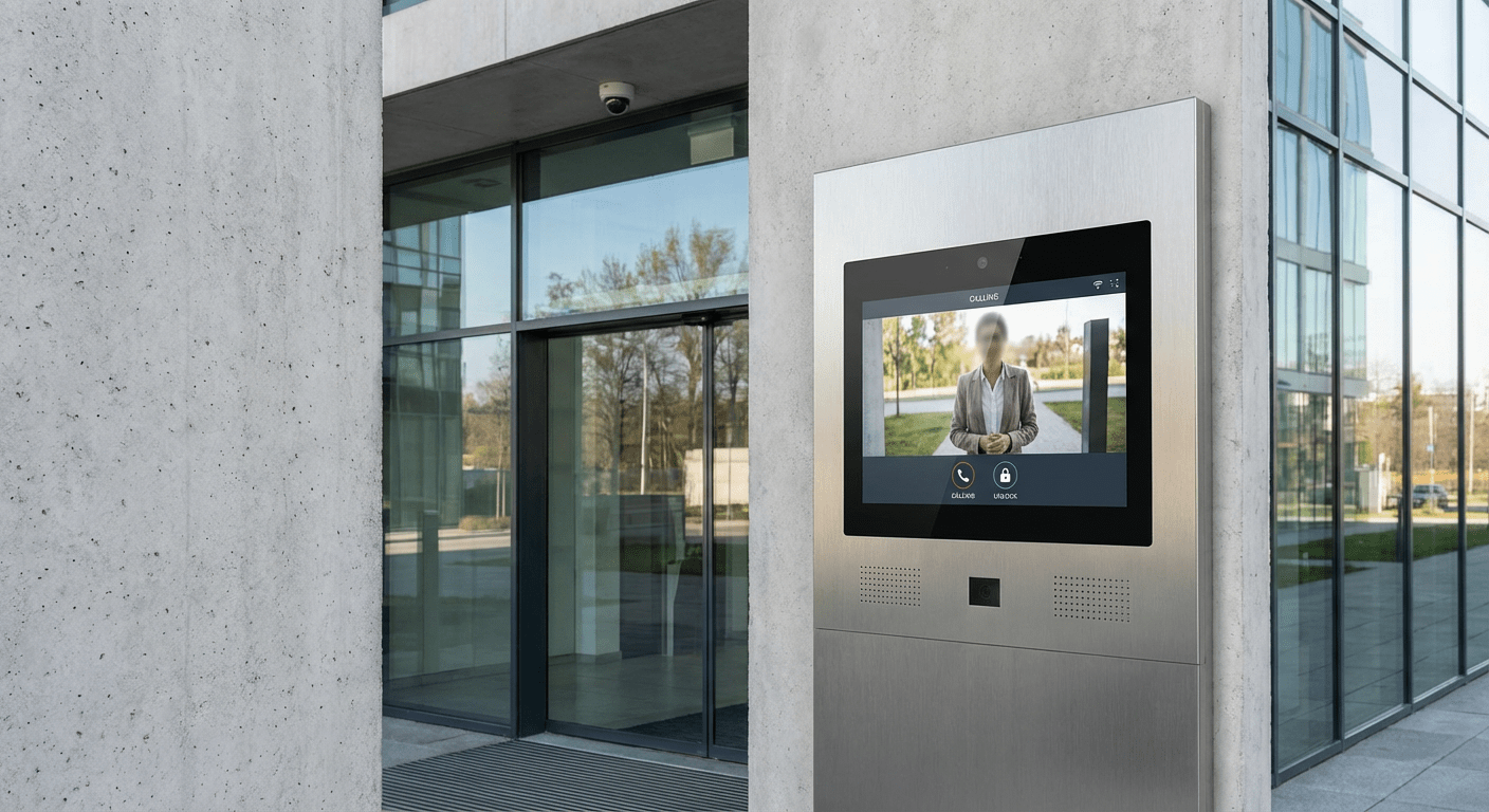 Renvoi d'appel interphone IP sur smartphone avec ouverture à distance