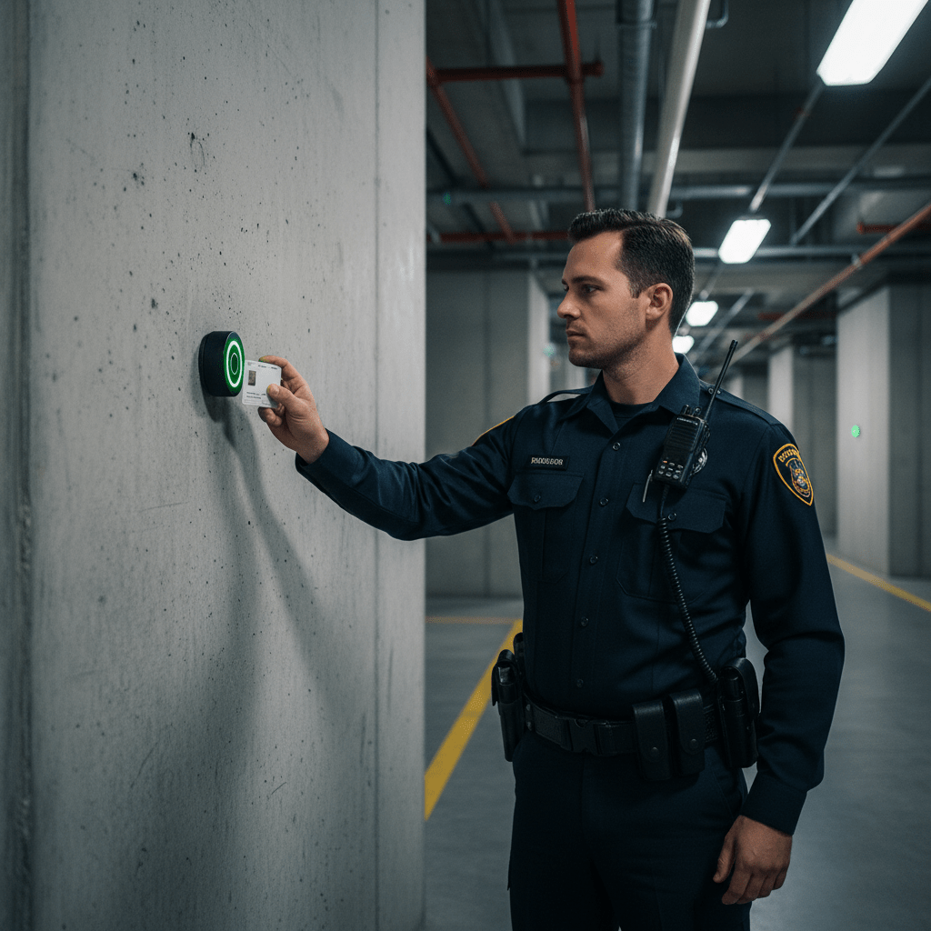 Pointeuse NFC pour verification de ronde
