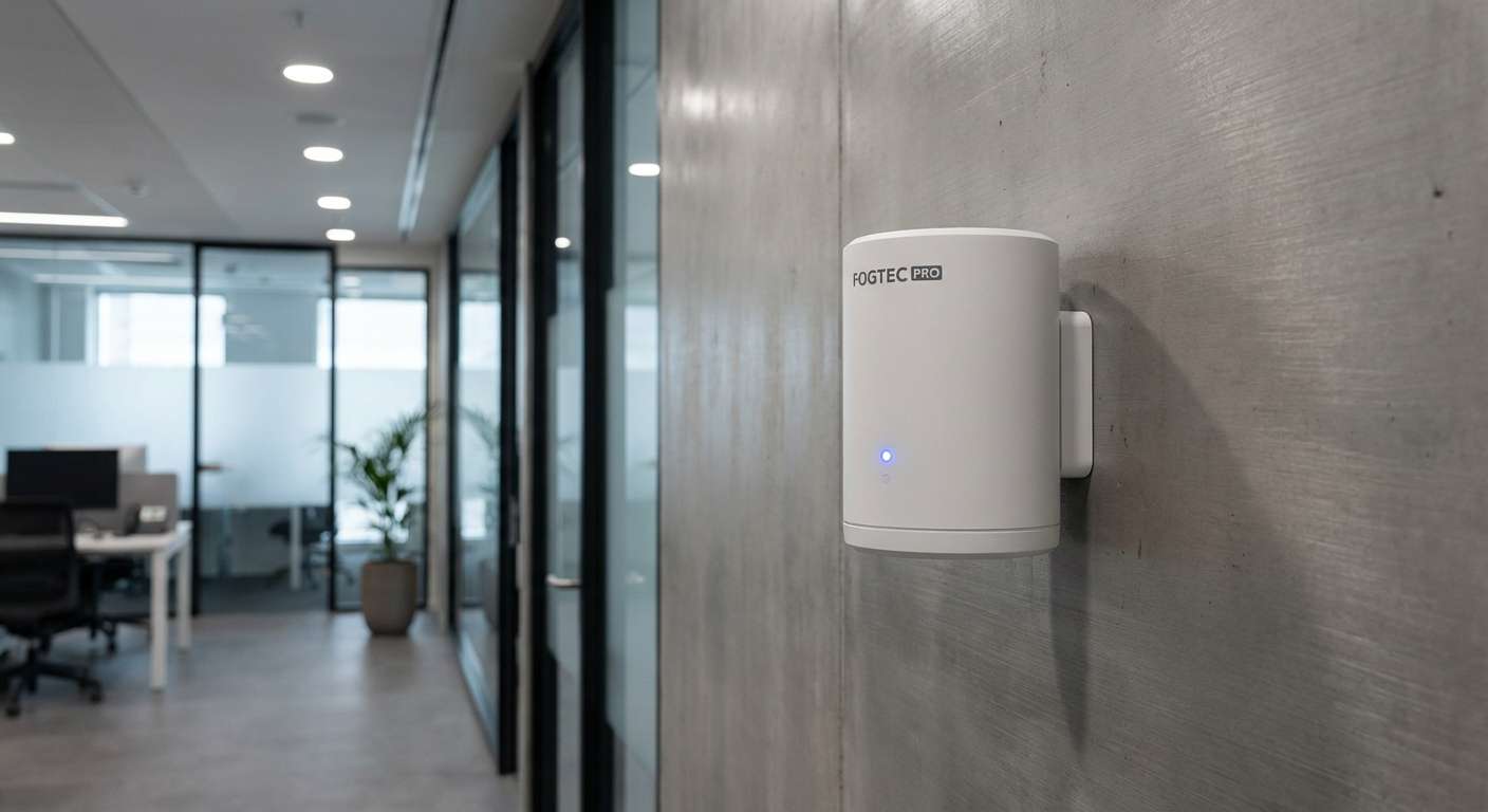 Générateur de brouillard anti-intrusion professionnel monté sur mur