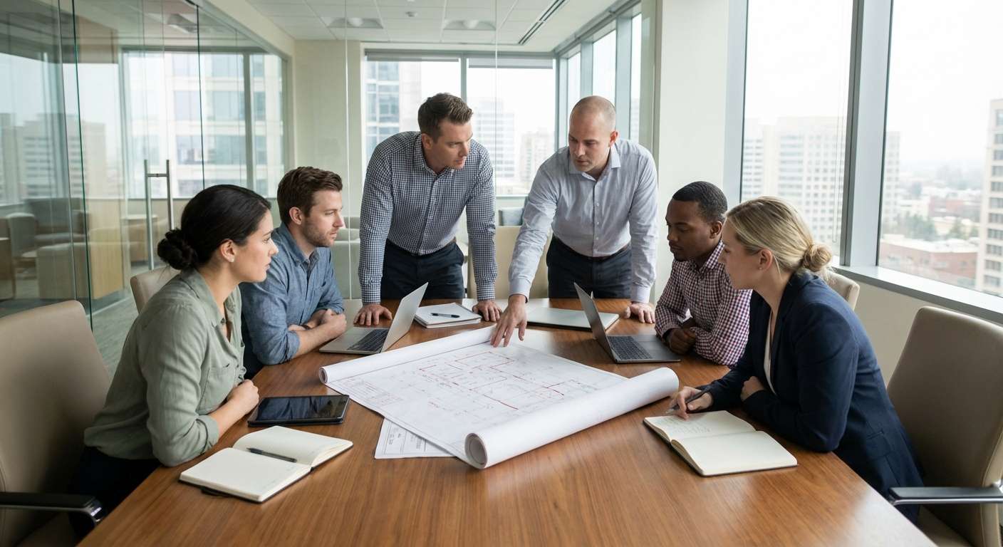 Reunion de professionnels en securite electronique