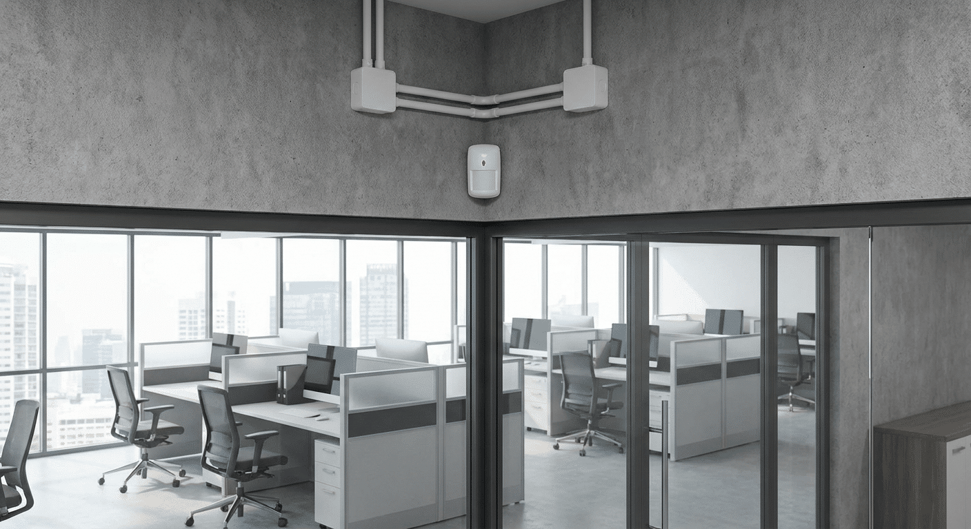 Wireless motion detector sensor
