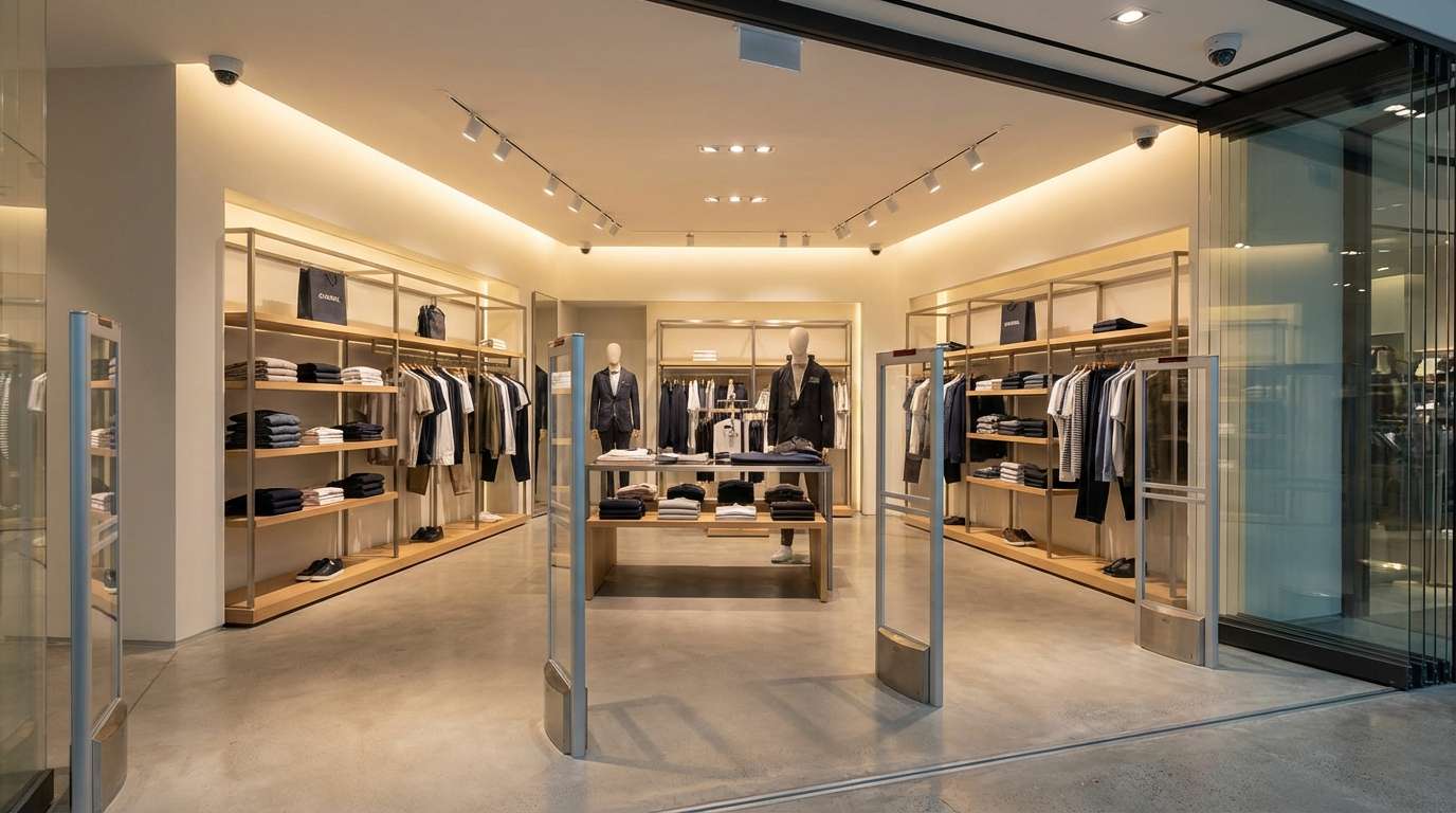 Securite anti-vol en magasin - portiques antivol et cameras de surveillance - Connexit