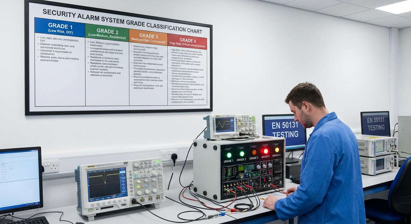 Security alarm system grade clas 3