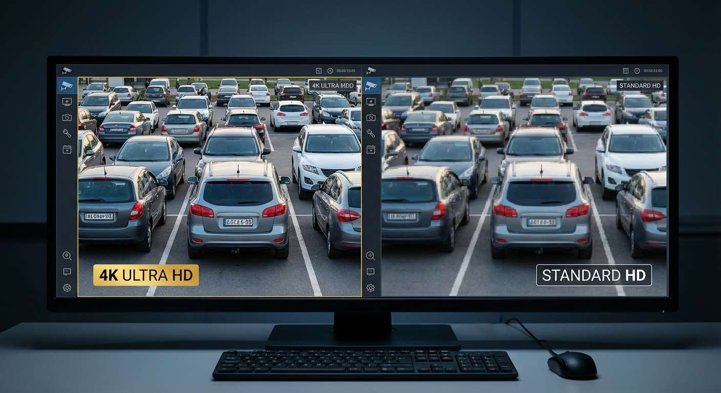 Split screen comparatif 4K a Vaulx-en-Velin pour entreprise