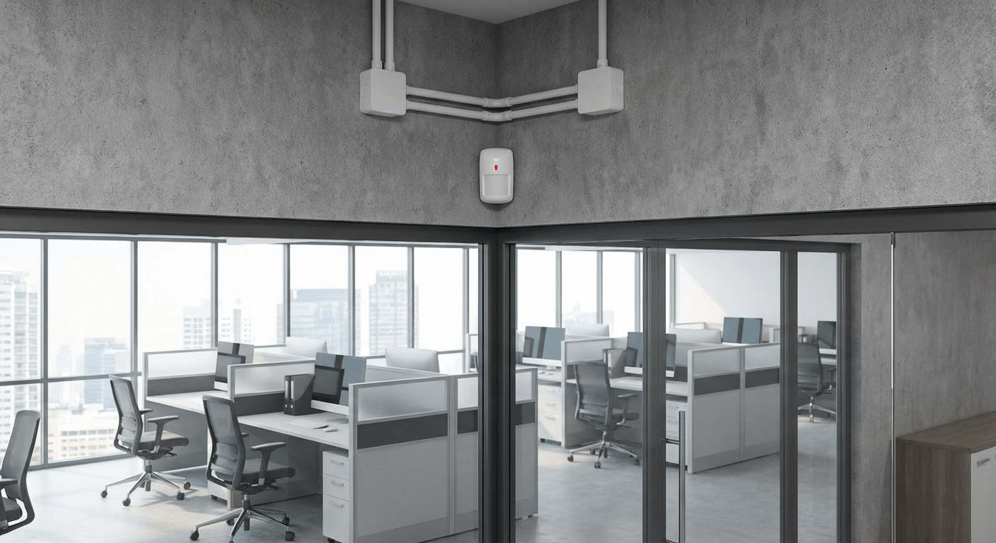 Wireless motion detector sensor